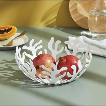 Alessi Mediterraneo 21 cm Beyaz Meyve Sepeti