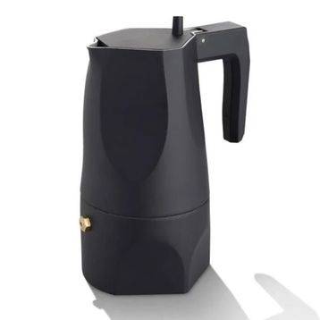 Alessi Ossidiana 150 ml Siyah Moka Pot