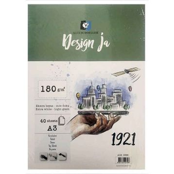 Alex A3 40 Yaprak180 gr Dokulu Resim Blok Alx-0464 Defter