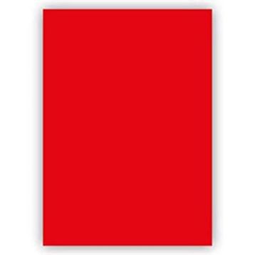 Alex Schoeller 1061 160 gr 50x70 No:61 Kırmızı 100'lü Fon Kartonu