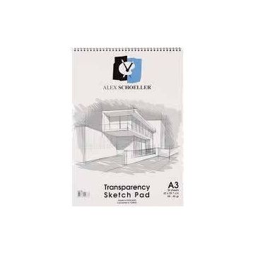 Alex Schoeller 50x55 30 gr A5 Spiralli Eskiz Blok Defter