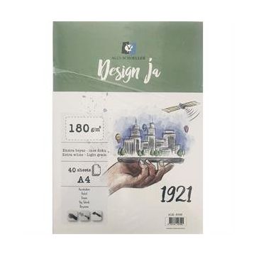Alex Schoeller 595 Design Ja 180 gr A4 40 Yaprak Resim Defteri