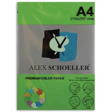 Alex Schoeller A4 500'lü Koyu Yeşil 630 Fotokopi Kağıdı