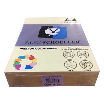 Alex Schoeller A4 515 500 lü Açık Sarı Fotokopi Kağıdı