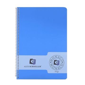 Alex Schoeller ALX-0166 Çizgili-Kareli Spiralli Defter