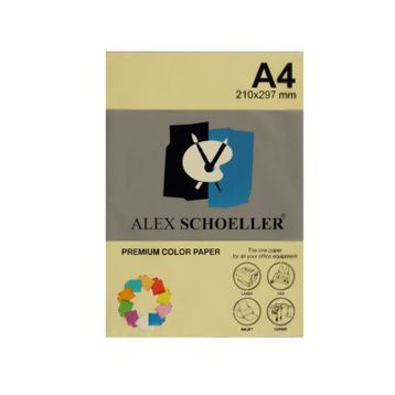 Alex Schoeller ALX-515 A4 Açık Sarı 500'lü Fotokopi Kağıdı