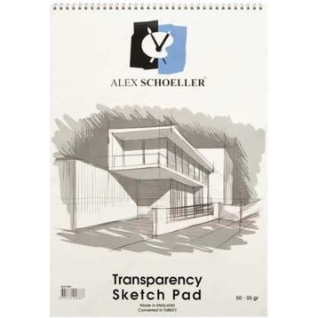 Alex Schoeller ALX-777 Spiralli 50x70 50-55 GR 30'lu Eskiz Bloknot