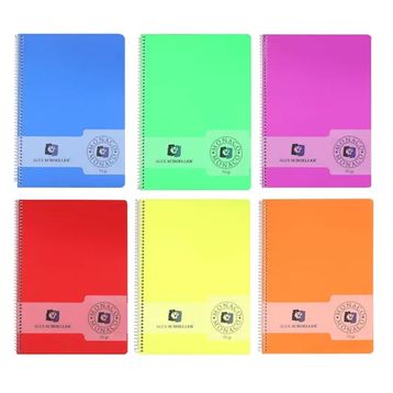 Alex Schoeller Spiralli Pp Kapak A4 140 Yaprak Çizgili Defter