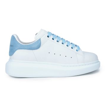 Alexander McQueen 553770-WIAIH-9412 Beyaz Mavi Kadın Spor Ayakkabı