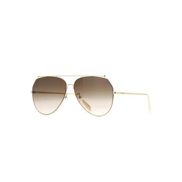 Alexander Mcqueen AM0316S002 Kahve Gold Erkek Güneş Gözlüğü