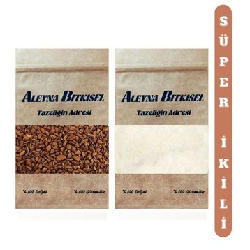 Aleyna Bitkisel 50 gr Gold Granül Kahve + 50 gr Süt Tozu