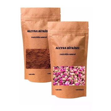 Aleyna Bitkisel Türk Kahvesi 250 gr + 50 gr Gül Kurusu