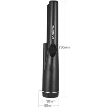 Alfa Gp Pointer Siyah Altın Metal Dedektörü Pinpointer Pil