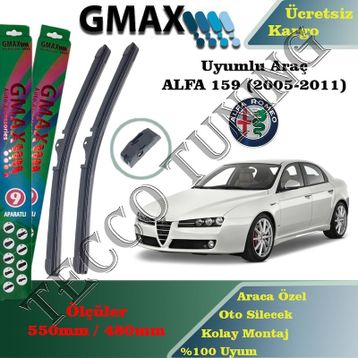 Alfa Romeo 159 2005-2011 Silecek Takımı