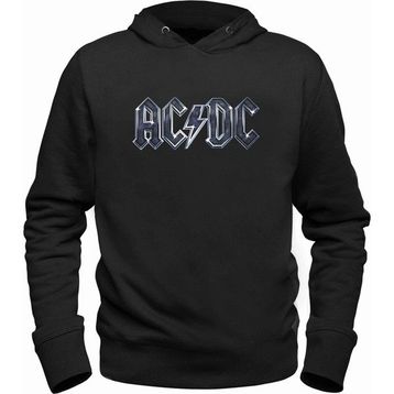 Alfa Tshirt Ac Dc Baskılı Siyah Erkek Sweatshirt