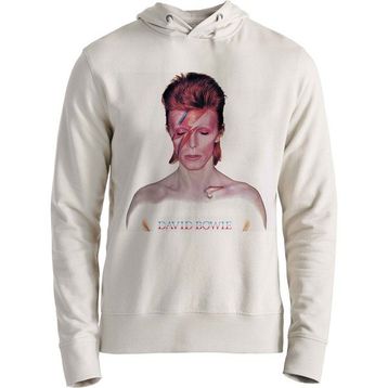 Alfa Tshirt David Bowie Ekru Erkek Sweatshirt