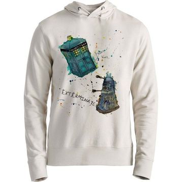 Alfa Tshirt Doctor Who Ekru Erkek Sweatshirt