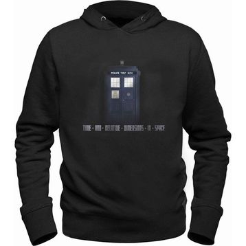 Alfa Tshirt Doctor Who Siyah Erkek Sweatshirt