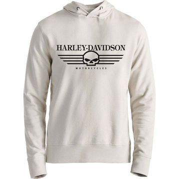 Alfa Tshirt Harleey Davidson Ekru Erkek Sweatshirt