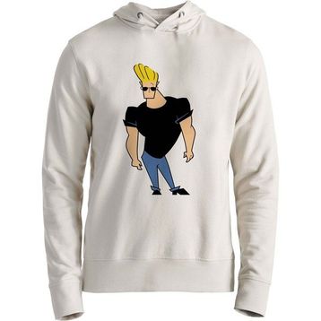 Alfa Tshirt Johnny Bravo Ekru Erkek Sweatshirt