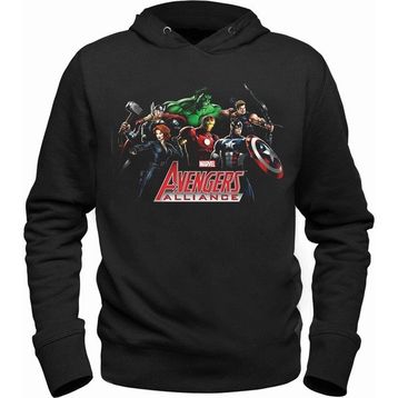 Alfa Tshirt Marvel Siyah Erkek Sweatshirt