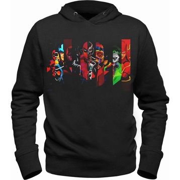 Alfa Tshirt Marvel Siyah Erkek Sweatshirt