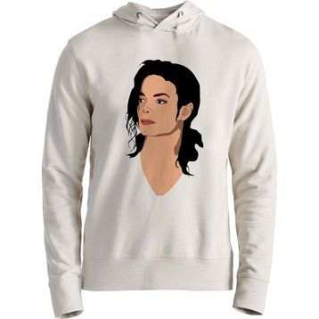 Alfa Tshirt Michael Jackson Ekru Erkek Sweatshirt