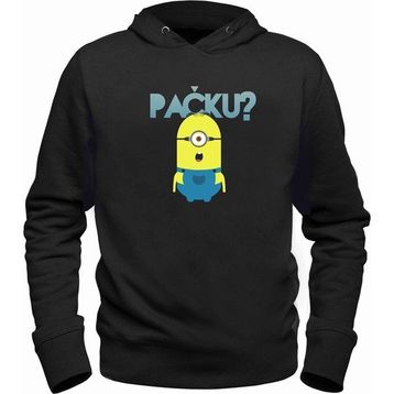 Alfa Tshirt Minions Siyah Erkek Sweatshirt