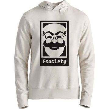 Alfa Tshirt Mr.Robot Ekru Erkek Sweatshirt