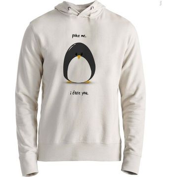 Alfa Tshirt Penguen Ekru Erkek Sweatshirt