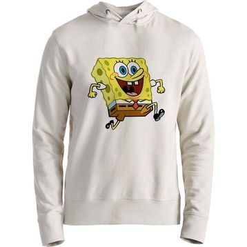 Alfa Tshirt Sunger Bob Ekru Erkek Sweatshirt