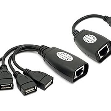 Alfais 4406 50 mt 4 Port Cat RJ45 USB Hub Ek Uzatma Extender