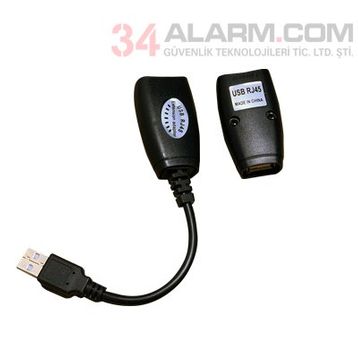 Alfais 4406 50 mt 4 Port Cat RJ45 USB Hub Ek Uzatma Extender
