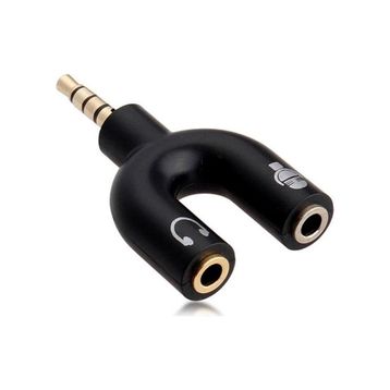 Alfais 4456 Kulaklık Mikrofon Çoklayıcı 3.5mm Switch Splitter Adaptör