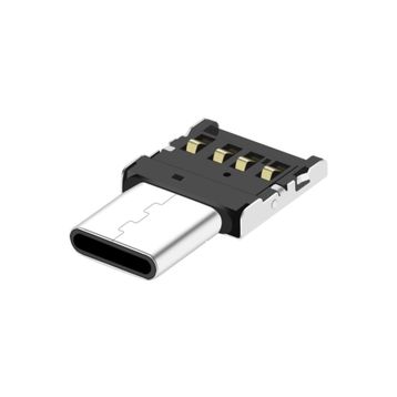 Alfais 4497 Type C To USB Çevirici Mini Dönüştürücü Adaptör