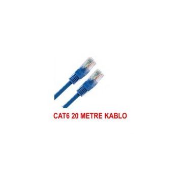 Alfais 4518 20 m Cat6 Ethernet Patch İnternet Modem Kablosu