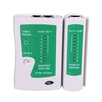 Alfais 4523 RJ11 RJ45 Cat5 Network Kablo Tester Ledli Test Kontrol Bağlantı Cihazı