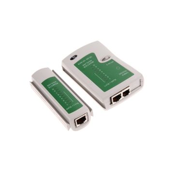 Alfais 4523 RJ11 RJ45 Cat5 Network Kablo Tester Ledli Test Kontrol Bağlantı Cihazı