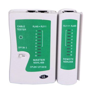 Alfais 4523 RJ11 RJ45 Cat5 Network Kablo Tester Ledli Test Kontrol Bağlantı Cihazı