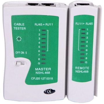 Alfais 4523 RJ11 RJ45 Cat5 Network Kablo Tester Ledli Test Kontrol Bağlantı Cihazı