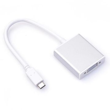 Alfais 4694 USB 3.1 Type-C to VGA Macbook Adaptör Çevirici Dönüştürücü