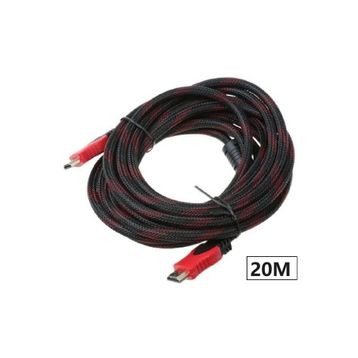Alfais 4878 20 mt 4K FHD Ara Bağlantı Erkek-Erkek LCD Laptop PS3 PS4 XBOX TV HDMI Kablosu