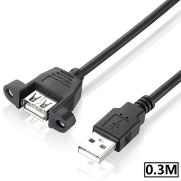 Alfais 4884 30 cm USB Uzatma Kablosu