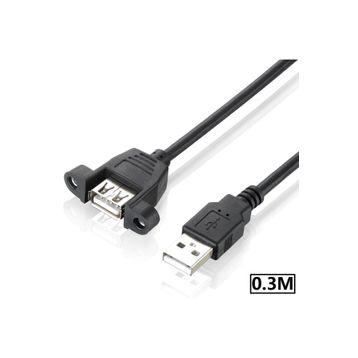 Alfais 4884 30 cm USB Uzatma Kablosu