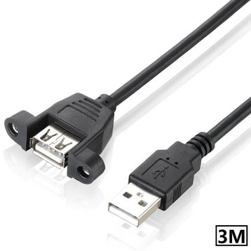 Alfais 4889 3 mt USB Uzatma Kablosu