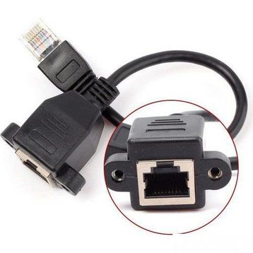 Alfais 4932 RJ45 Cat5 Cat6 Dişi Erkek Çevirici Koruyucu Adaptör
