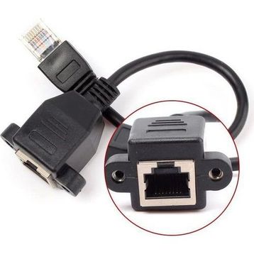 Alfais 4932 RJ45 Cat5 Cat6 Dişi Erkek Çevirici Koruyucu Adaptör
