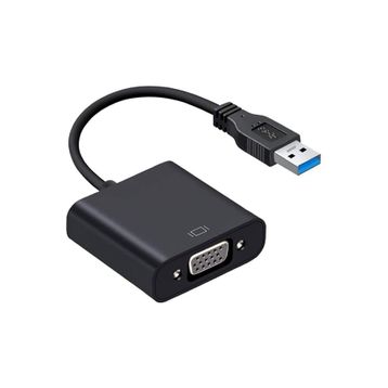 Alfais 4956S USB 3.0 To VGA Çevirici Dönüştürücü Adaptor Monitör Kablosu