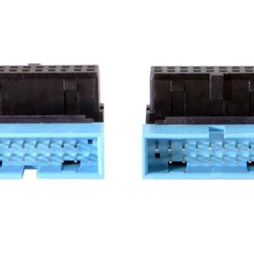 Alfais 4976 USB 3.0 19 20PIN Dişi Erkek 90 Derece Yön Değiştirme Uzatma Adaptörü