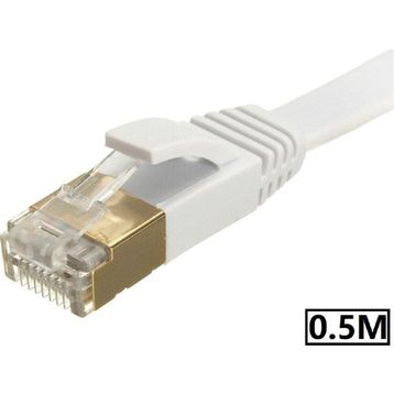 Alfais 4980 0.5 m 10GBPS 600 mhz Cat7 Ethernet RJ45 Modem Internet Kablosu
